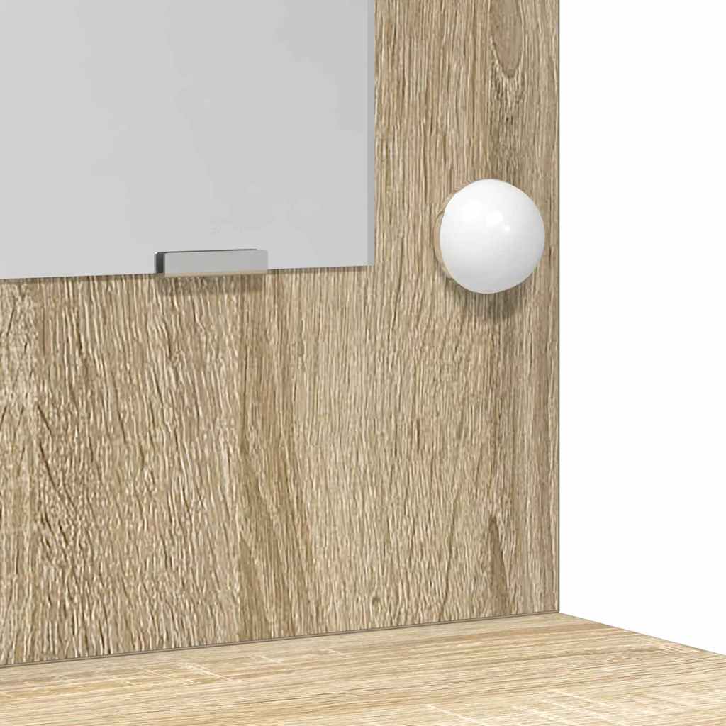 Dressing Table 2 pcs Brown 78.5 x 41 x 135 cm Engineered wood