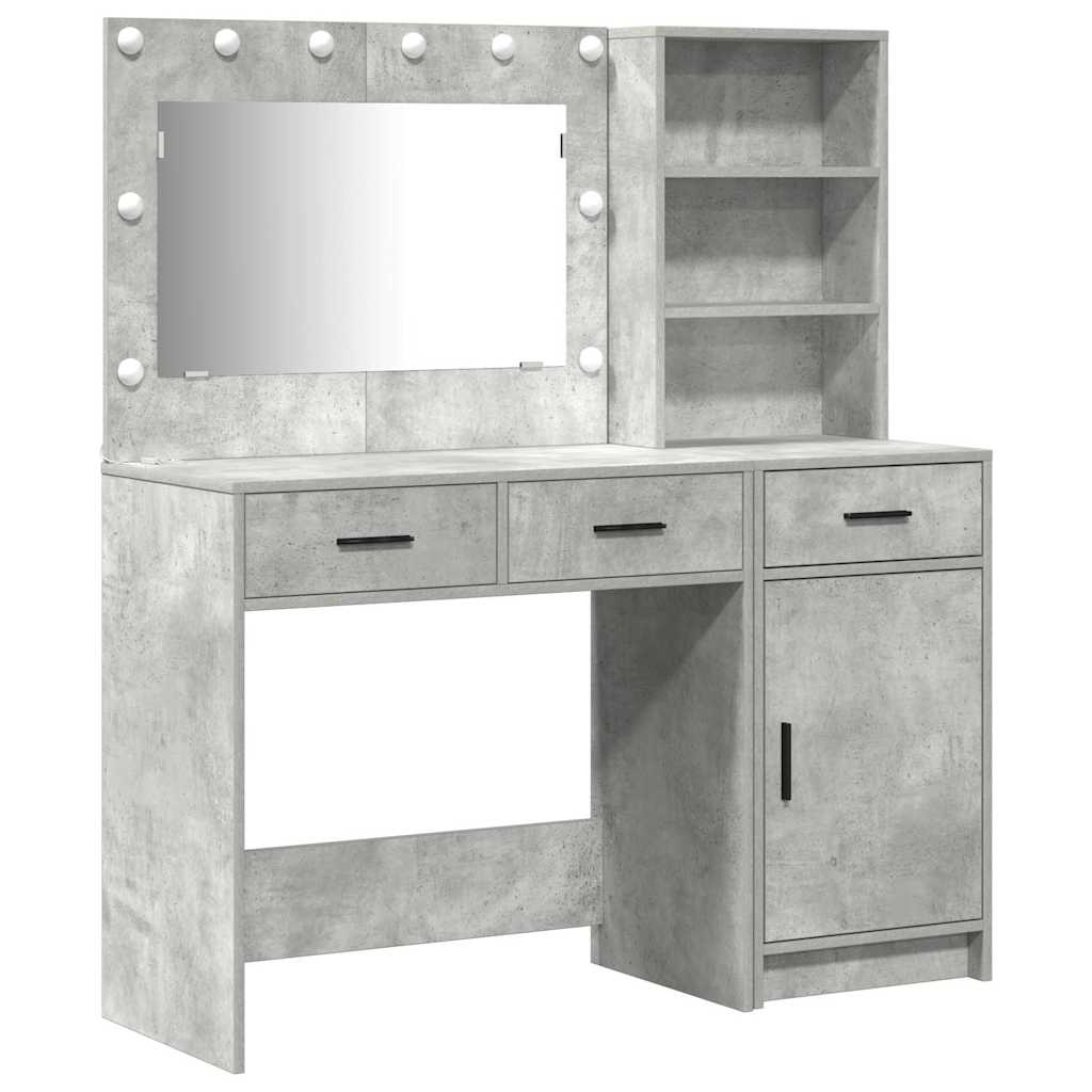 Dressing Table 2 pcs Grey 78.5 x 41 x 135 cm Engineered wood
