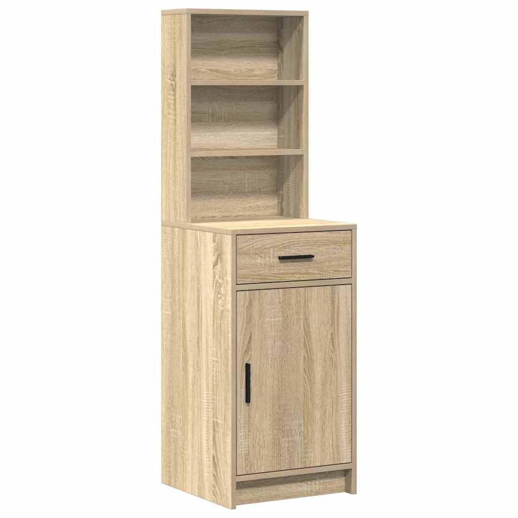 Dressing Table Set with Shelf 2 pcs Sonoma Oak 50 x 41 x 135 cm