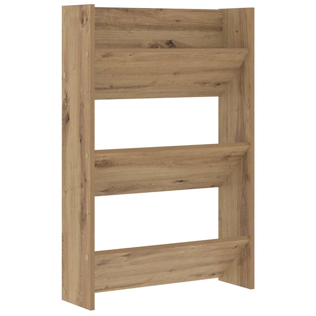 Wall Shoe Cabinet with Shelf Other Artisan oak Engineered wood