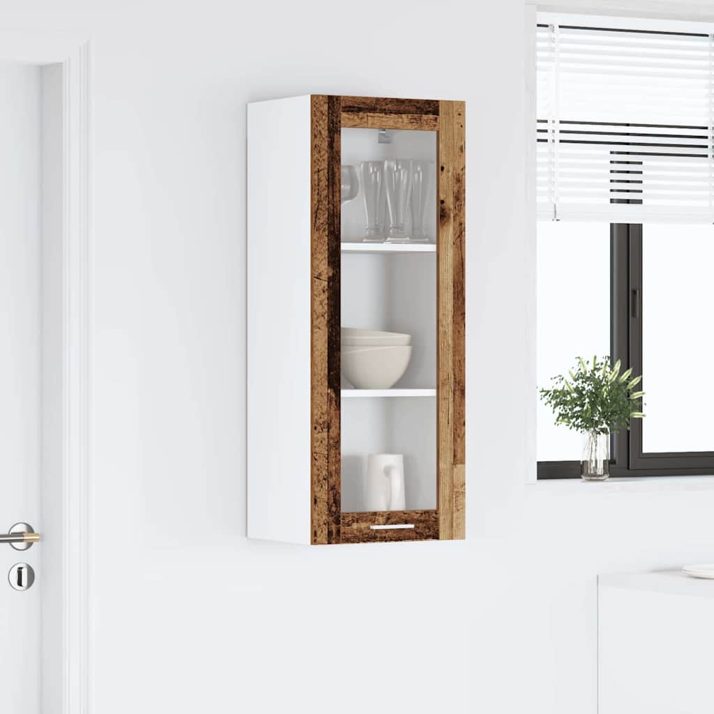 Hanging cabinet Riga Old Wood 40 x 31 x 100 cm Engineered Wood