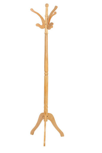 Kennedy Natural Finish Light Wooden Coat Stand