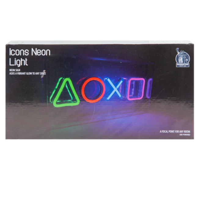 Neon Gamer Playstation Light Sign