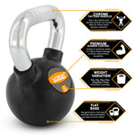 8KG Rubber Kettle Dumbbell - Bargainia.com - 