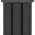 9 - Cube Display Shelf with Boxes Grey 103x30x107.5 cm Fabric - Bargainia.com - 