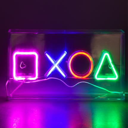 Neon Gamer Playstation Light Sign