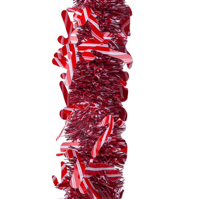 Christmas Tinsel Candy Cane 1.8M