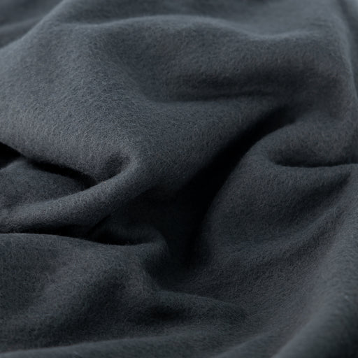 King Size Plain Fleece Blanket - 150 x 200cm - Dark Grey-5056536100870-Bargainia.com