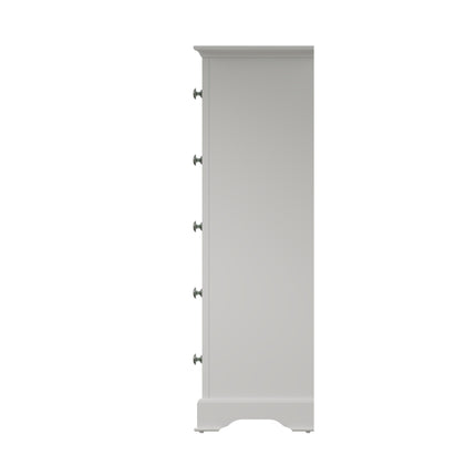 Amelia Narrow White Chest Of Drawers