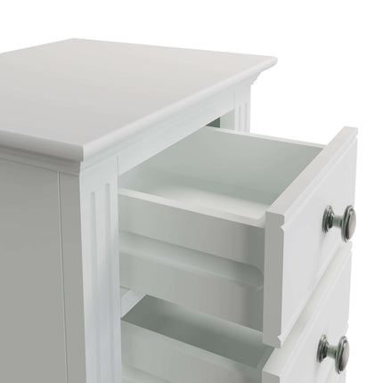 Amelia Small Bedside Table White