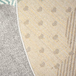 Bambi Blue and Grey Clouds Kids Rug, Soft 13mm Pile Nursery and Children's Bedroom Play Mat, Rectangle and Round
