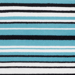 Texas Teal and Black Striped Stair Runner, Turquoise Lines Hallway Carpet Runner Rug, 60cm Wide, Custom Lengths