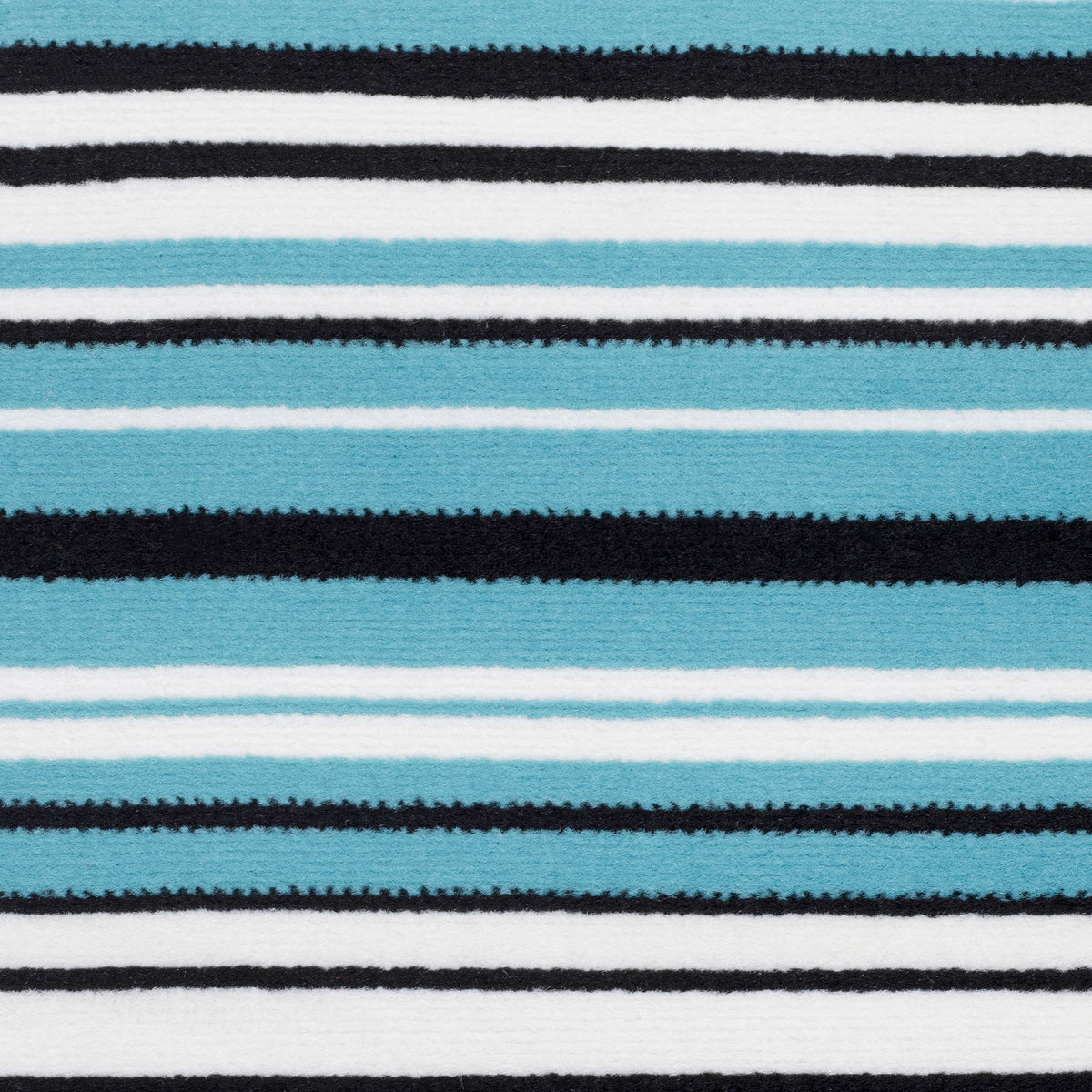 Texas Teal and Black Striped Stair Runner, Turquoise Lines Hallway Carpet Runner Rug, 60cm Wide, Custom Lengths