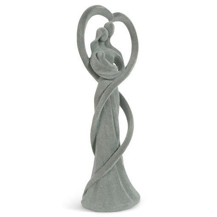 Velveteen Family Love Figurine with Child - Grey - 30cm-5010792486789-Bargainia.com