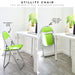 Folding Padded Office Dining Desk Chair - Green-Bargainia.com