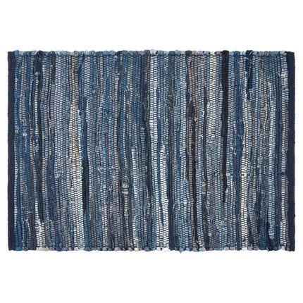 Chindi Handwoven Denim Recycled Rag Rug