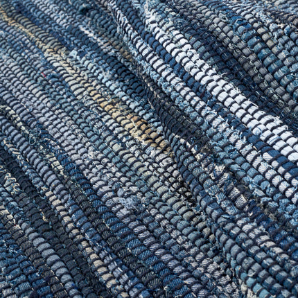 Chindi Handwoven Denim Recycled Rag Rug