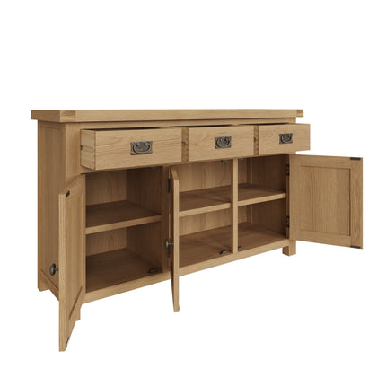 Nora Oak 3 Door Sideboard