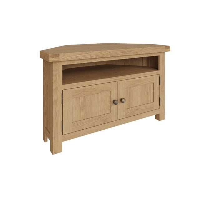 Nora Oak Corner TV Unit