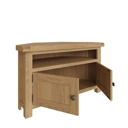 Nora Oak Corner TV Unit