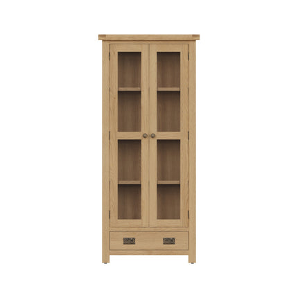 Nora Oak Display Cabinet