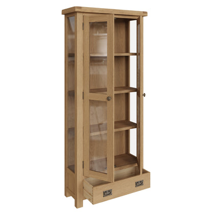 Nora Oak Display Cabinet