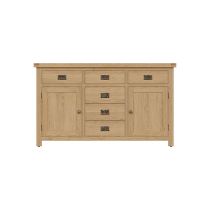 Nora Oak 2 Door 6 Drawer Sideboard