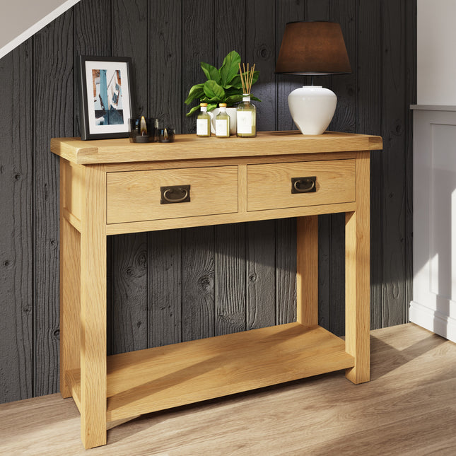 Nora Oak Medium Console Table