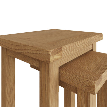 Nora Oak Nest Of 2 Tables