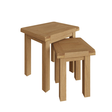 Nora Oak Nest Of 2 Tables