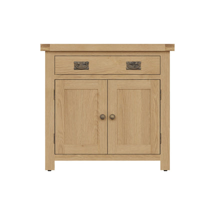 Nora Oak Small 2 Door 1 Drawer Sideboard