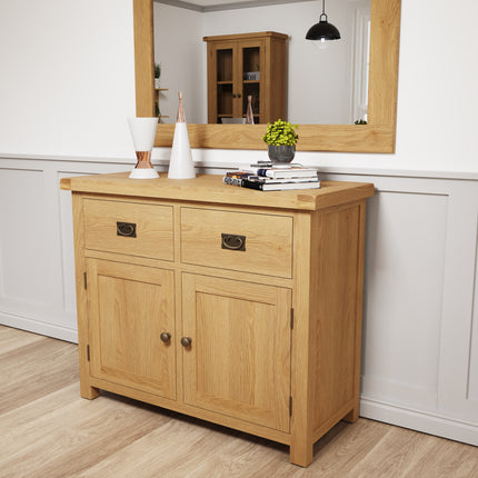 Nora Oak 2 Door 2 Drawer Sideboard