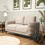 Brixton Cream Full Suite - Armchair, 2 & 3 Seater Sofa Set