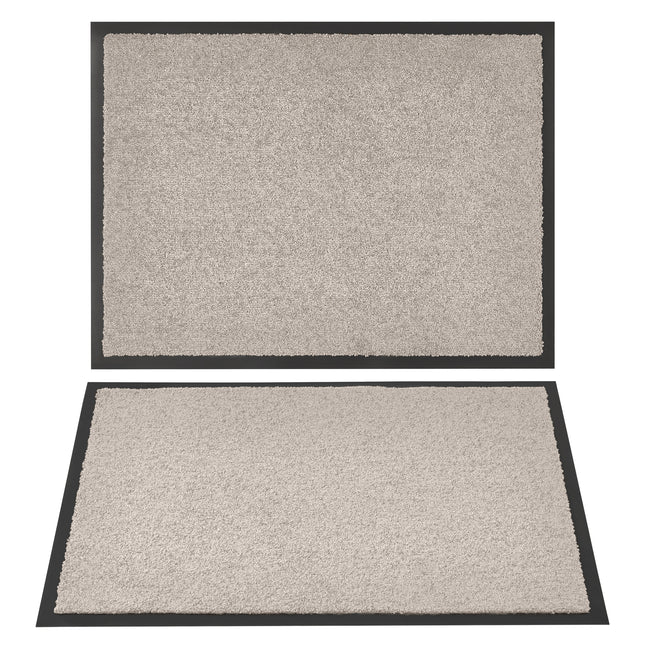 Beige Candy Non-Slip Heavy Duty Barrier Door Mat - Assorted Sizes Door Mats Clearance