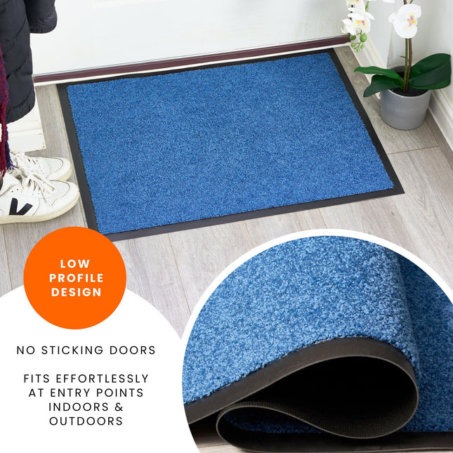 Blue Candy Barrier Door Mat - Assorted Sizes-Bargainia.com