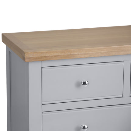 Elodie Dove Grey Oak 2 Over 3 Chest Of Drawers