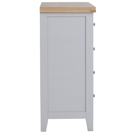 Elodie Dove Grey Oak 2 Over 3 Chest Of Drawers