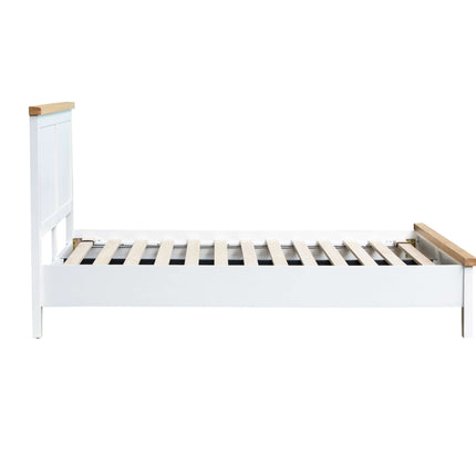 Elodie Snow White Oak King Size 5FT Bed