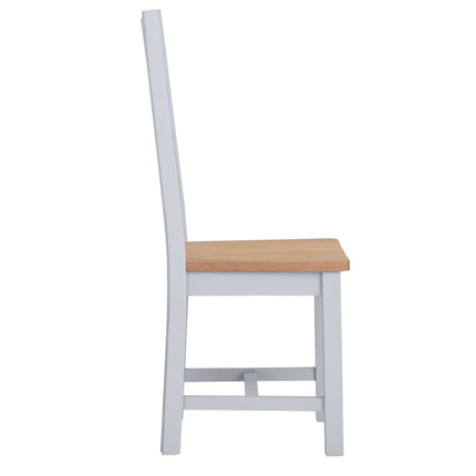 Elodie Dove Grey Oak Ladder Back Dining Chair