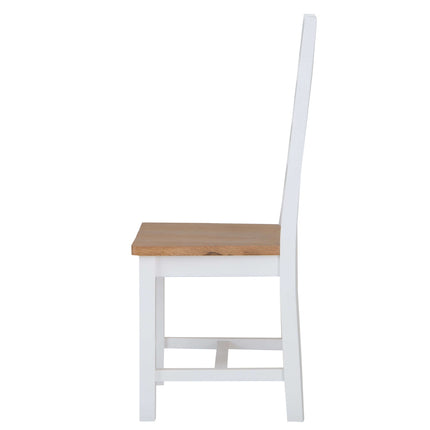 Elodie Snow White Oak Ladder Back Dining Chair