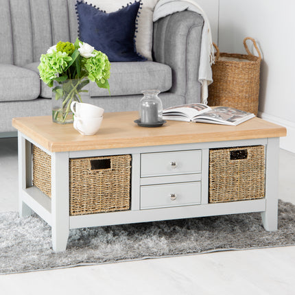 Elodie Dove Grey Oak Coffee Table