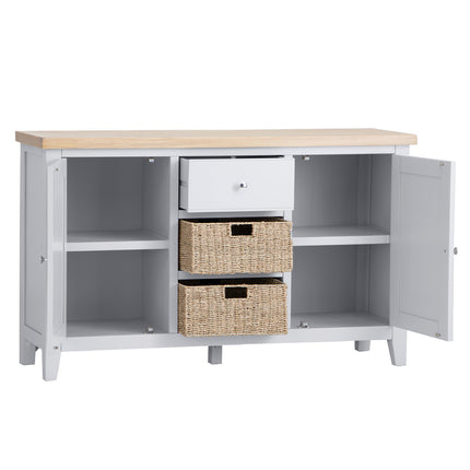 Elodie Dove Grey Oak Large Sideboard