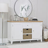 Elodie White Oak Large sideboard