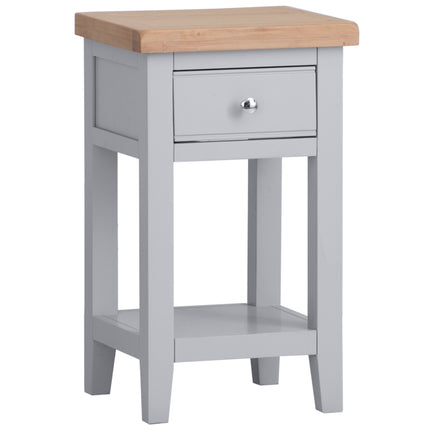 Elodie Dove Grey Oak Lamp table