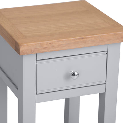 Elodie Dove Grey Oak Lamp table