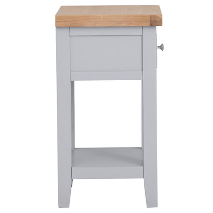 Elodie Dove Grey Oak Lamp table