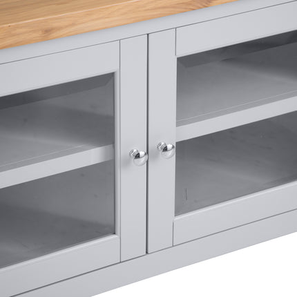 Elodie Dove Grey Oak Standard TV Unit