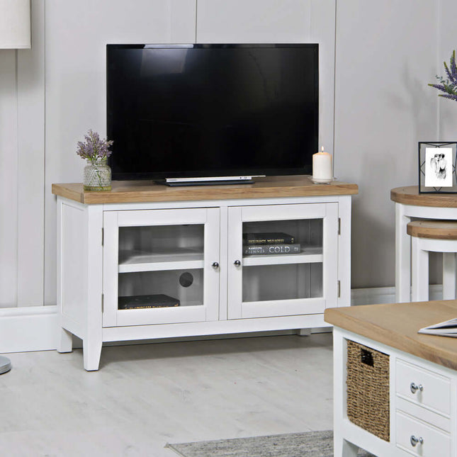 Elodie Dove Grey Oak Standard TV Unit