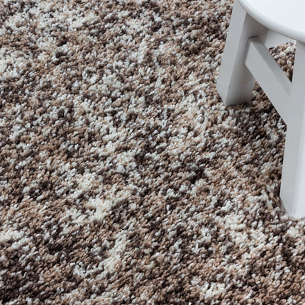 Taupe/Beige Blend Shaggy Rug - Enjoy-Bargainia.com