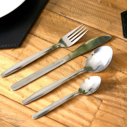 Essentials Stainless Steel Cutlery Set - 16Pcs-250869-Bargainia.com
